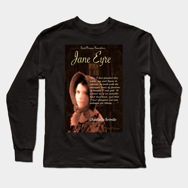 Jane Eyre: First Person Narrative Long Sleeve T-Shirt by KayeDreamsART